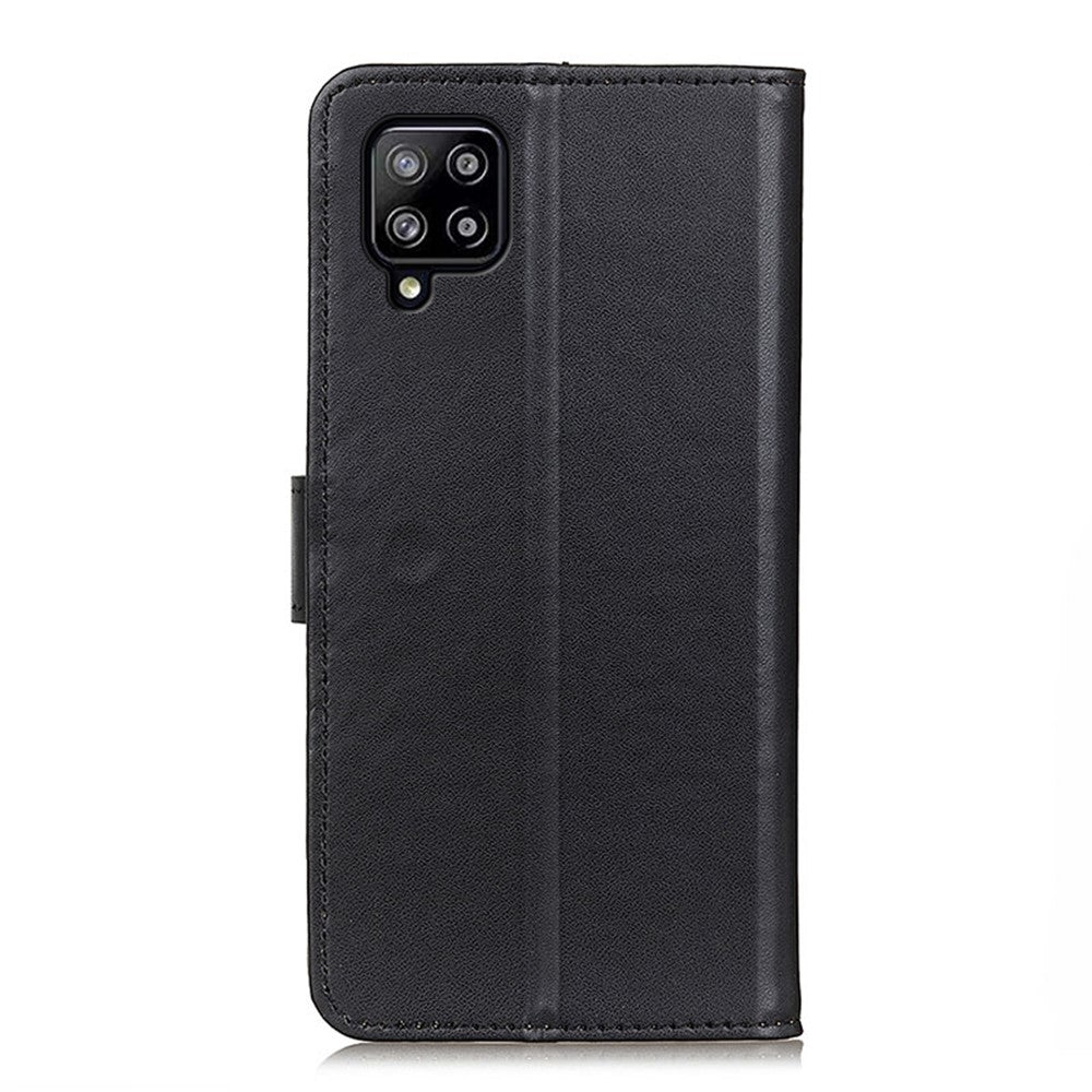 Magnetisk Lukning Wallet Stand Stødsikkert Læder Telefoncover til Samsung Galaxy A22 4G (EU Version)