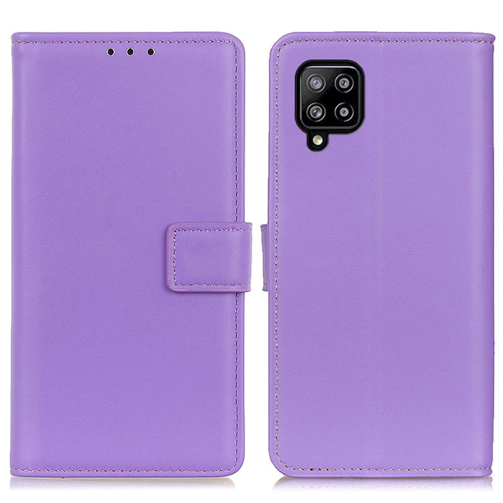 Magnetiskt spänne plånboksställ stötsäkert läderfodral för Samsung Galaxy A22 4G (EU-version)