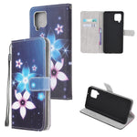 Wallet Design Cross Texture Nyt Mønster Printet Læder Stand Etui til Samsung Galaxy A22 4G (EU Version)