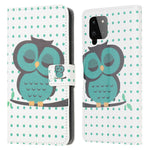 Mönstertryck Fullt skyddande plånboksdesign Läderfodral med stativ för Samsung Galaxy A22 4G (EU-version)