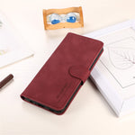 Lint Texture Leather Wallet Case for Samsung Galaxy A22 5G (EU Version)
