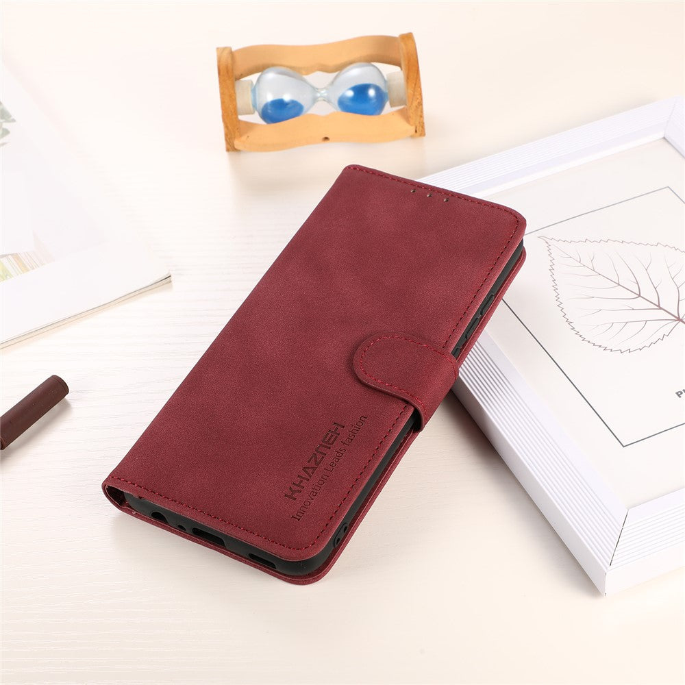 Lint Texture Leather Wallet Case for Samsung Galaxy A22 5G (EU Version)
