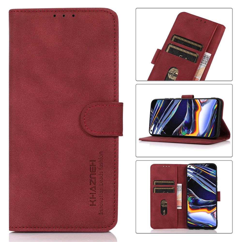 Lint Texture Leather Wallet Case for Samsung Galaxy A22 5G (EU Version)