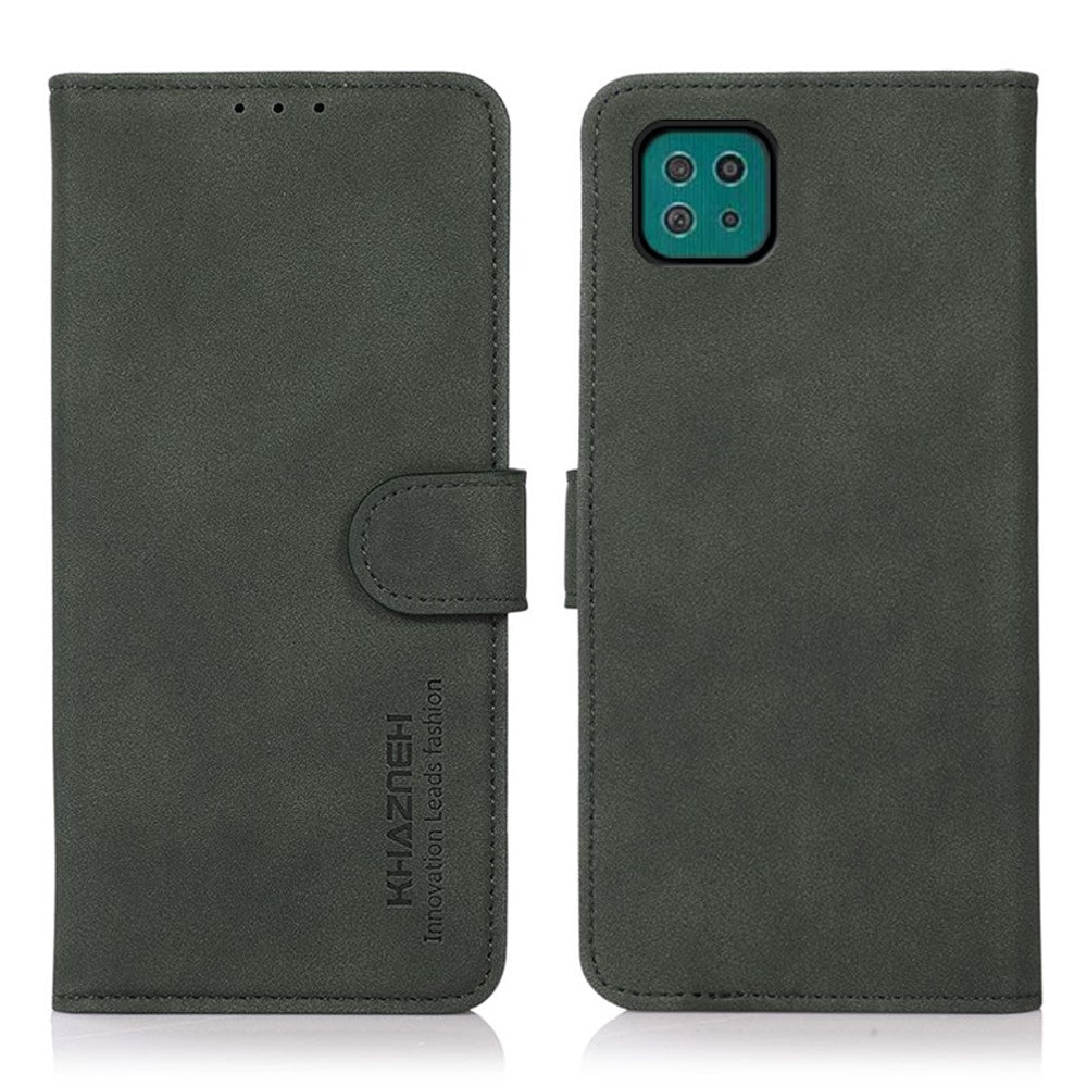 Lint Texture Leather Wallet Case for Samsung Galaxy A22 5G (EU Version)