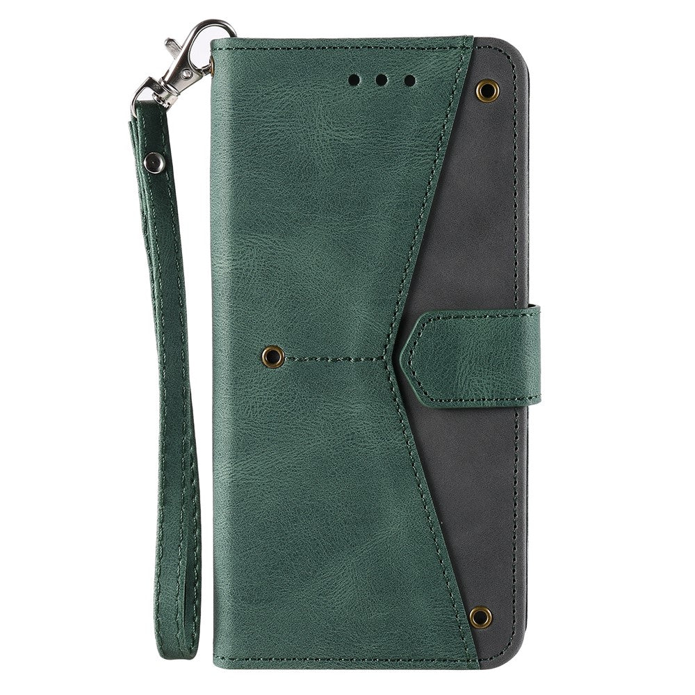 Syning Læder Etui Stander Beskytter til Samsung Galaxy A22 5G (EU Version)