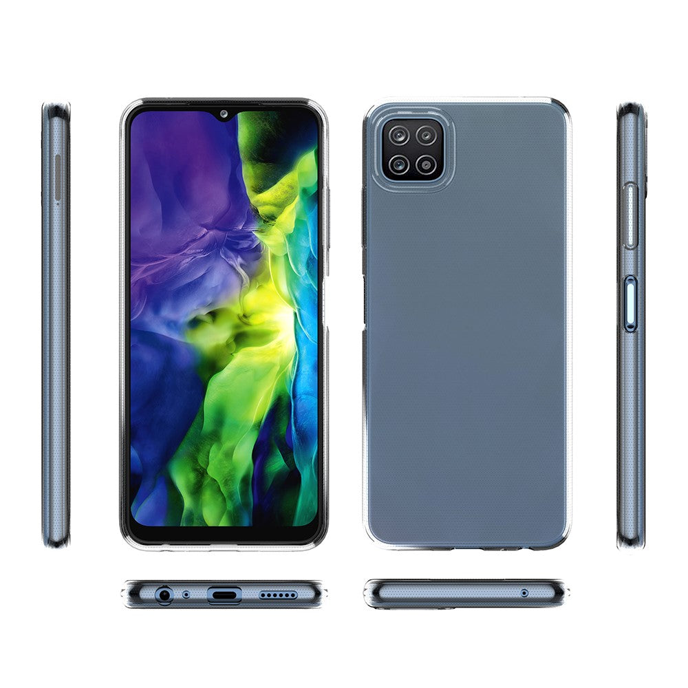 Ultratyndt Gennemsigtigt Blødt TPU Mobiltelefon Cover til Samsung Galaxy A22 5G (EU Version)