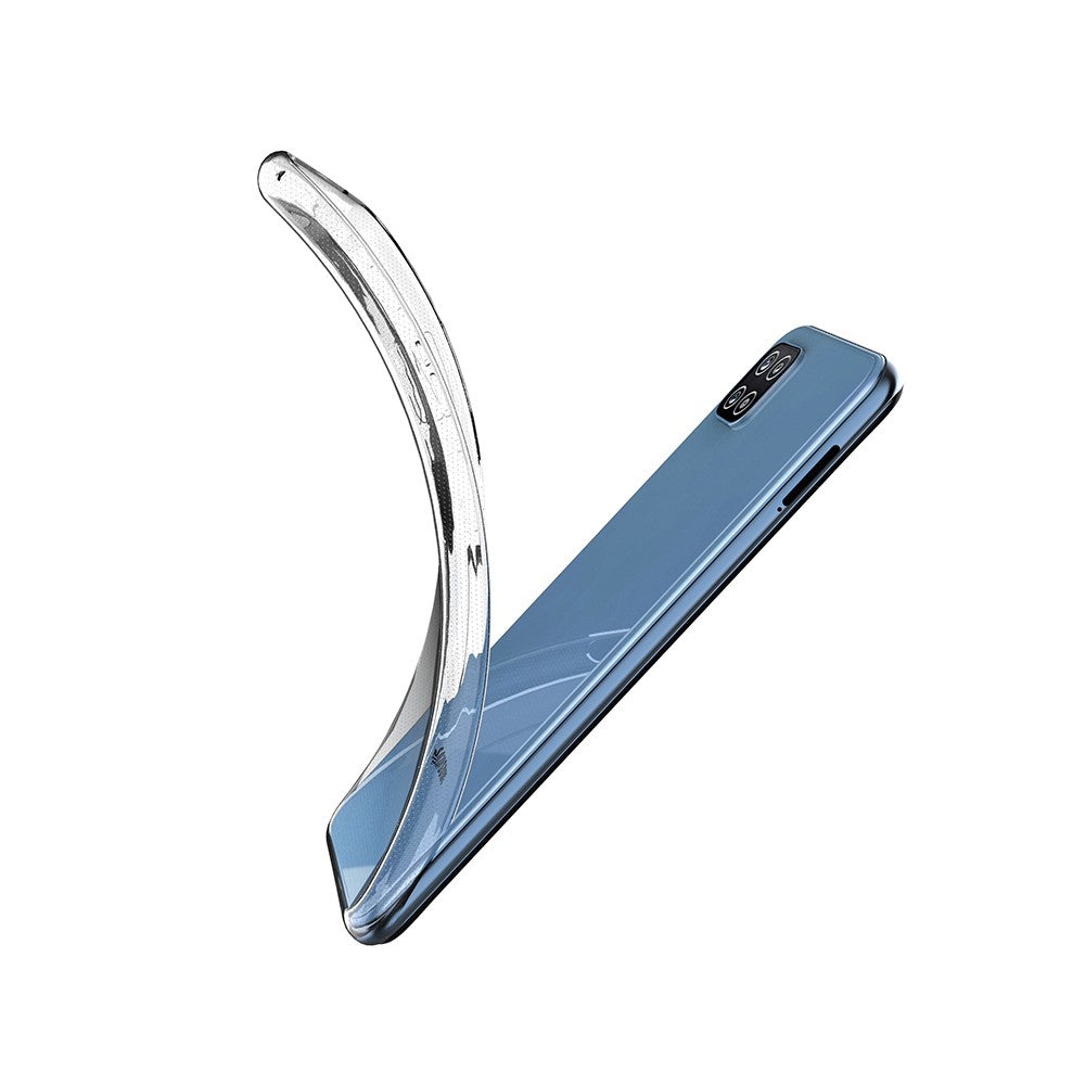 Ultratyndt Gennemsigtigt Blødt TPU Mobiltelefon Cover til Samsung Galaxy A22 5G (EU Version)