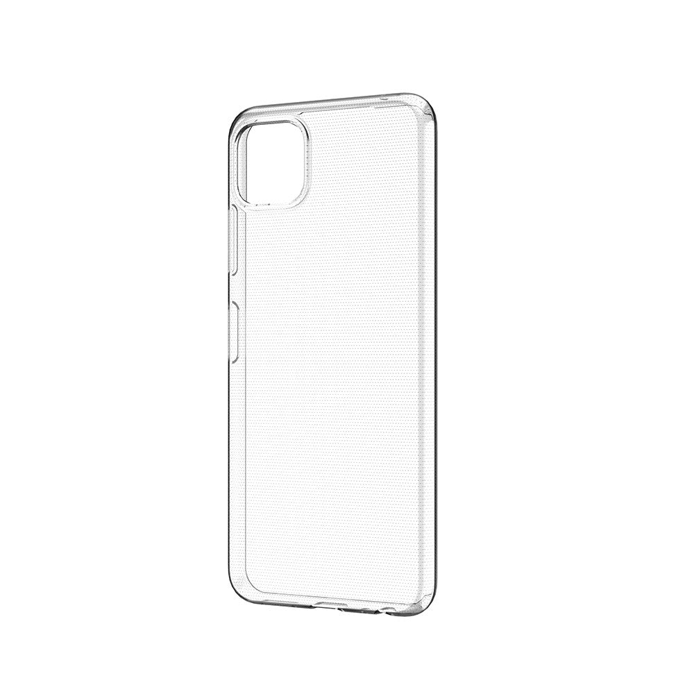 Ultratyndt Gennemsigtigt Blødt TPU Mobiltelefon Cover til Samsung Galaxy A22 5G (EU Version)