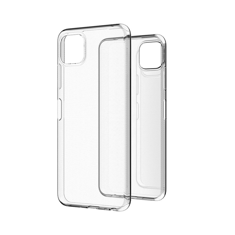 Ultratyndt Gennemsigtigt Blødt TPU Mobiltelefon Cover til Samsung Galaxy A22 5G (EU Version)