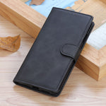 PU Leather Magnetic Wallet Leather Shell Protective Case for Samsung Galaxy A22 5G (EU Version)