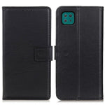 Fuld Beskyttelse Magnetisk Lås Design Læder Mobiltelefon Pung Stander Etui til Samsung Galaxy A22 5G (EU-version)