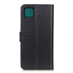 Fuld Beskyttelse Magnetisk Lås Design Læder Mobiltelefon Pung Stander Etui til Samsung Galaxy A22 5G (EU-version)