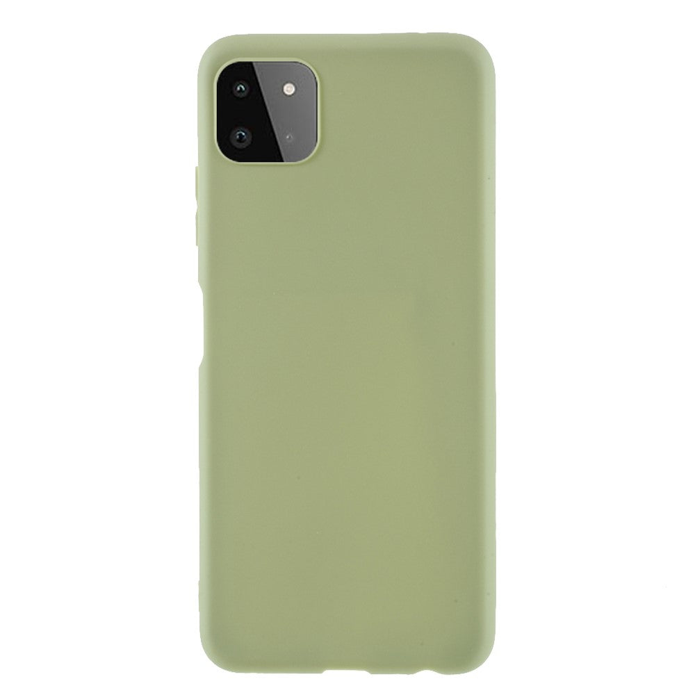 Dobbeltsidet mat TPU mobiltelefon etui beskyttelsescover til Samsung Galaxy A22 5G (EU version)