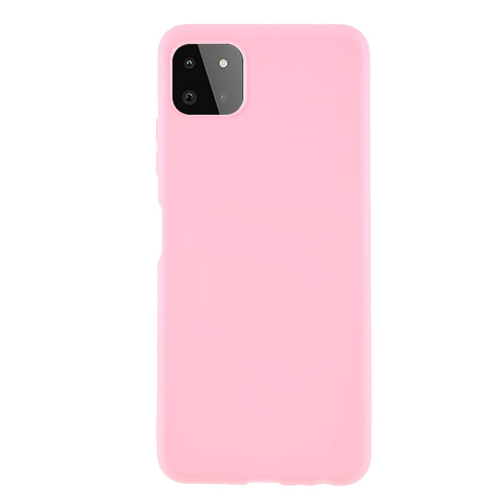 Dobbeltsidet mat TPU mobiltelefon etui beskyttelsescover til Samsung Galaxy A22 5G (EU version)