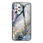 Shockproof Marble Pattern Tempered Glass + TPU Phone Case for Samsung Galaxy A32 4G (EU Version)