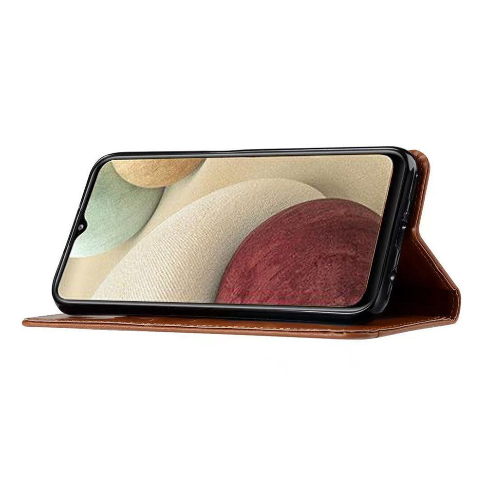 Selvabsorberende pungetui i læder til Samsung Galaxy A22 4G (EU-version)