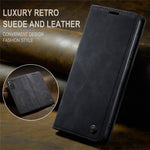 CASEME 013-serien til Samsung Galaxy S21 FE Pung Stander Cover Automatisk Sugefunktion Læder Etui