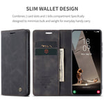 CASEME 013-serien til Samsung Galaxy S21 FE Pung Stander Cover Automatisk Sugefunktion Læder Etui