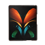 Carbon Fiber Texture Leather Case for Samsung Galaxy Z Fold2 5G