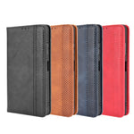 Vintage Style Phone Case Magnetic Closure Leather Cover with Wallet Stand for Samsung Galaxy A22 5G (EU Version)