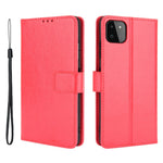 Crazy Horse Skin Leather Shell with Wallet Stand Design for Samsung Galaxy A22 5G (EU Version)