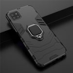 Cool Guard 2-i-1 Ring Holder Støtteben PC TPU Hybrid Cover til Samsung Galaxy A22 5G (EU Version)