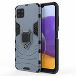 Cool Guard 2-i-1 Ring Holder Støtteben PC TPU Hybrid Cover til Samsung Galaxy A22 5G (EU Version)
