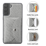 VILI T Series Magnetic Absorption Wallet Design Anti-Fall Leather Mobile Phone Case Cover for Samsung Galaxy S21 5G/4G