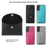 VILI T Series TPU+PU Leather Phone Case Protector with Detachable Wallet for Samsung Galaxy S21+ 5G