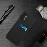 Card Slot Well-Protected Soft TPU Phone Case for Samsung Galaxy A72 4G/5G