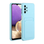 Card Slot Well-Protected Soft TPU Phone Case for Samsung Galaxy A72 4G/5G