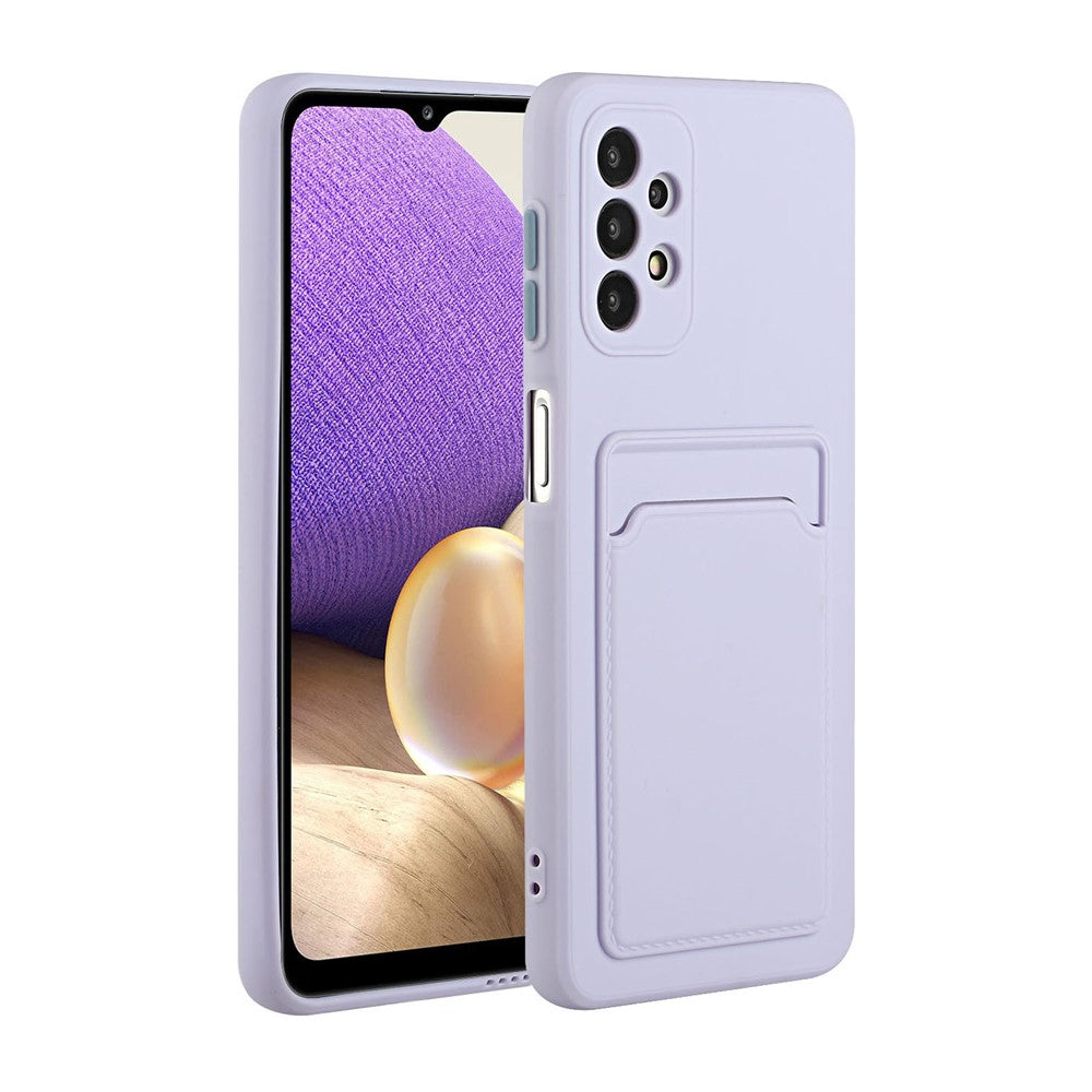 Card Slot Well-Protected Soft TPU Phone Case for Samsung Galaxy A72 4G/5G