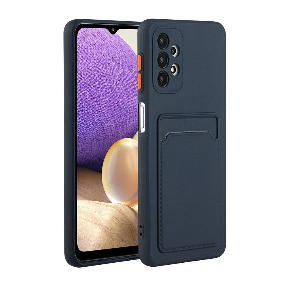 Card Slot Well-Protected Soft TPU Phone Case for Samsung Galaxy A72 4G/5G