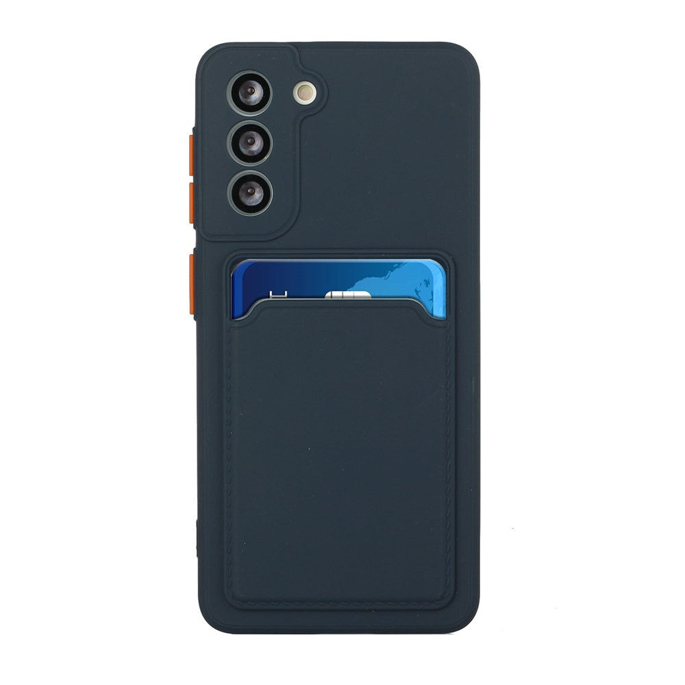 Soft TPU Phone Case Cover with Card Slot for Samsung Galaxy S21 5G/4G