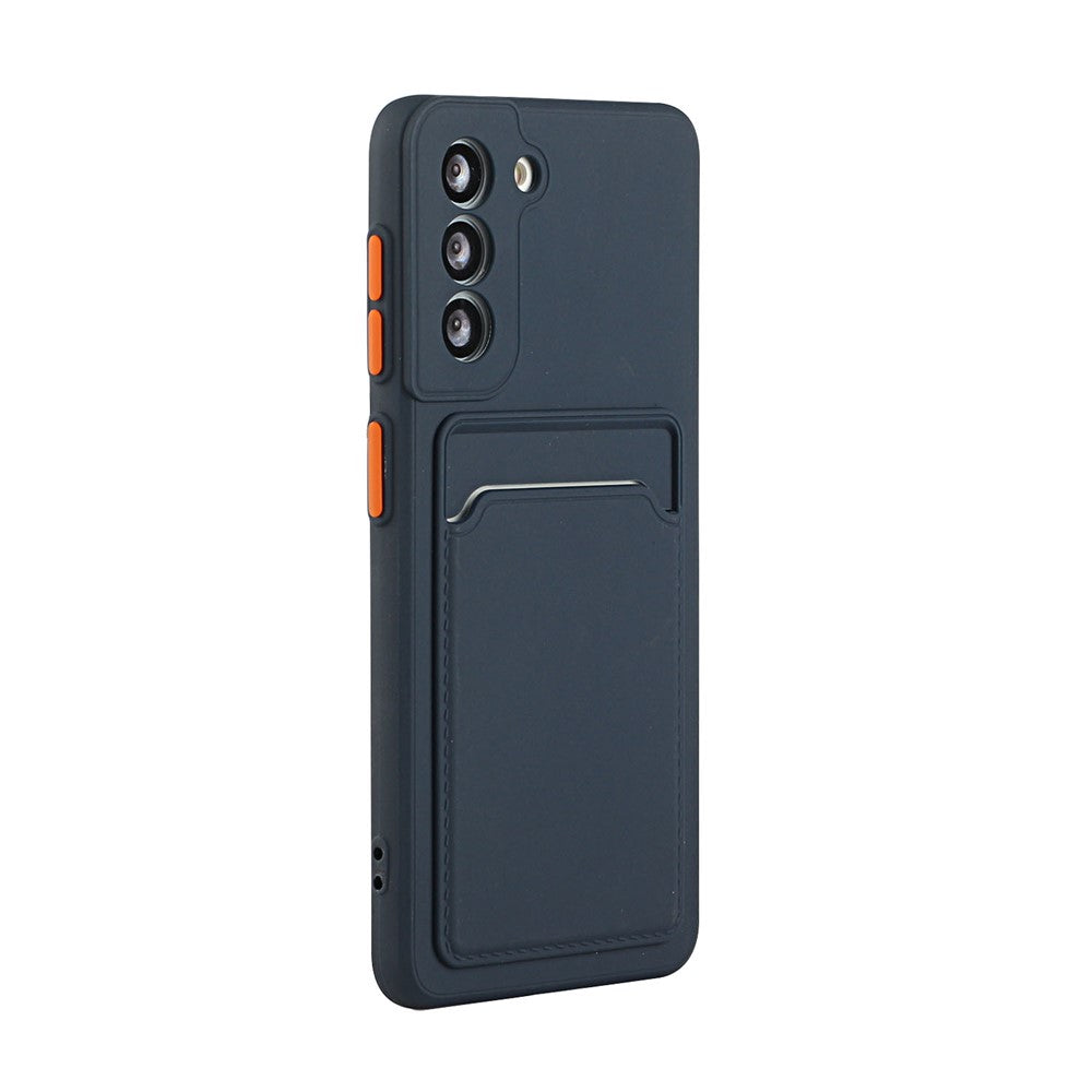 Soft TPU Phone Case Cover with Card Slot for Samsung Galaxy S21 5G/4G
