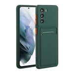 Soft TPU Phone Case Cover with Card Slot for Samsung Galaxy S21 5G/4G