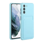 Soft TPU Phone Case Cover with Card Slot for Samsung Galaxy S21 5G/4G
