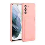 Soft TPU Phone Case Cover with Card Slot for Samsung Galaxy S21 5G/4G