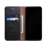 Waxy Crazy Horse Texture Protector Case TPU + PU Leather Cover for Samsung Galaxy A22 5G (EU Version)