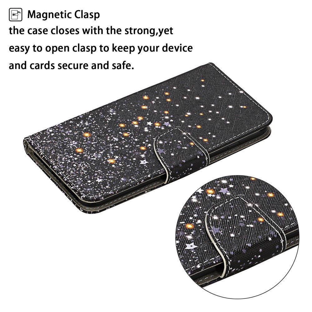 Pattern Printing PU Leather Full Protection Wallet Stand Phone Cover Case for Samsung Galaxy A22 5G (EU Version)