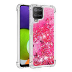 Flydende skinnende kviksandcover til Samsung Galaxy A22 4G (EU-version) blødt TPU-telefoncover