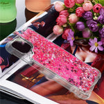 Flydende skinnende kviksandcover til Samsung Galaxy A22 4G (EU-version) blødt TPU-telefoncover