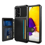 ZM03 För Samsung Galaxy A52 4G / 5G / A52s 5G Skal Läderbelagt TPU mobilskal med Stöd