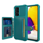 ZM03 För Samsung Galaxy A52 4G / 5G / A52s 5G Skal Läderbelagt TPU mobilskal med Stöd