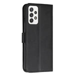 Concise Leather Phone Stand Cover Case for Samsung Galaxy A32 4G (EU Version)