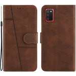 Splidselæder Telefoncover Pung Etui med Stand og Rem til Samsung Galaxy A002s (164.2mm)