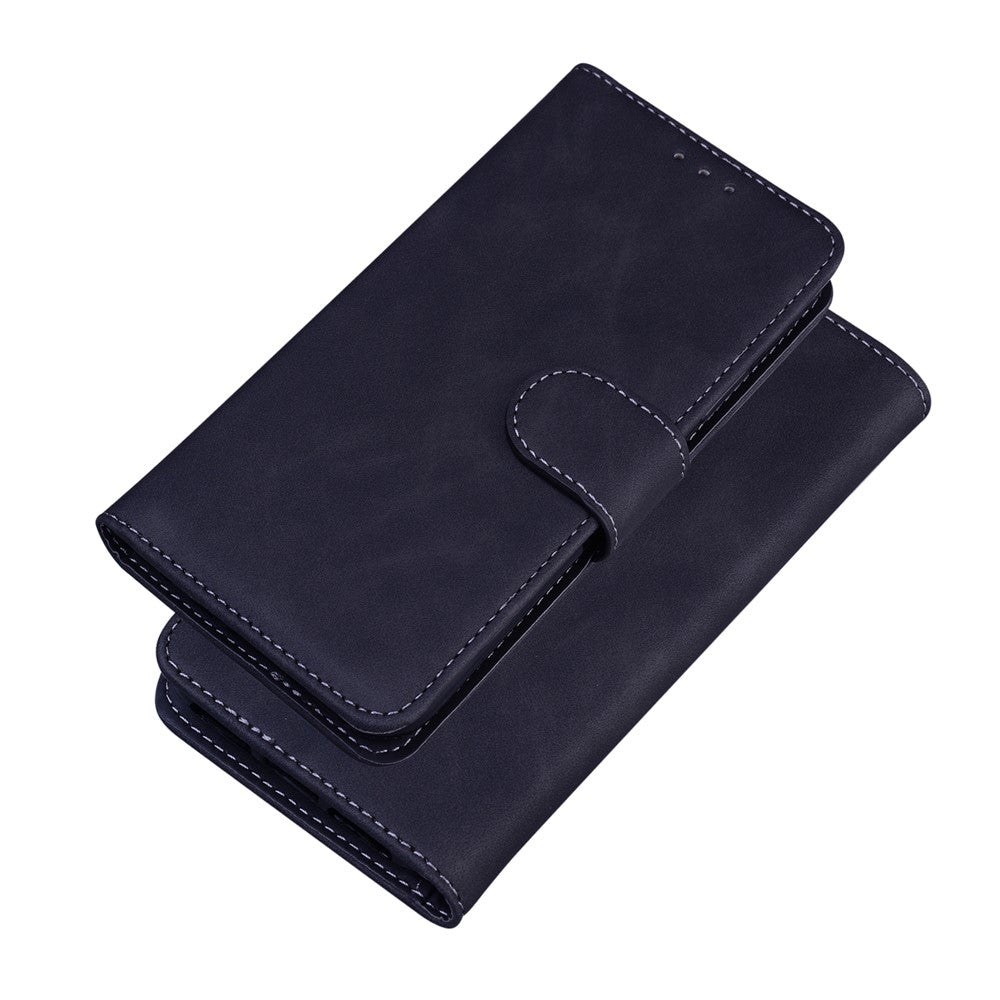 Wallet Stand Magnetic Clasp PU Leather Case for Samsung Galaxy A22 4G (EU Version)