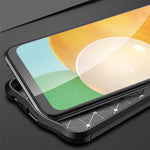 Litchi Texture Leather TPU Mobile Phone Cover Protector for Samsung Galaxy A22 4G (EU Version)