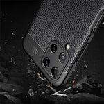 Litchi Texture Leather TPU Mobile Phone Cover Protector for Samsung Galaxy A22 4G (EU Version)