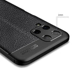 Litchi Texture Leather TPU Mobile Phone Cover Protector for Samsung Galaxy A22 4G (EU Version)